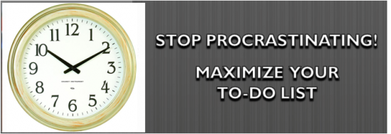 Post image of Stop Procrastinating! Maximize Your To-Do List