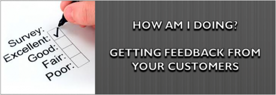 Post image of How Am I Doing? Getting Feedback from Your Customers