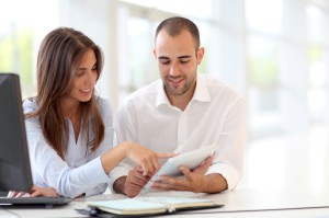 using-tablet
